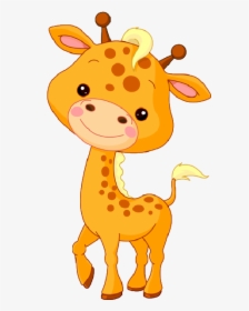 Pin By Ellen Sykes On Fave Wild Animals - Baby Giraffe Clipart, HD Png Download, Free Download