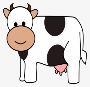 Cow Clipart Smile - Clip Art Cow, HD Png Download, Free Download