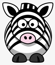 Free Photo Animal Face Wild Head Zebra Eyes Happy Funny - Cartoon Zebra Clipart, HD Png Download, Free Download