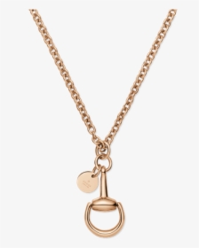 Gucci 18ct Gold Horsebit Necklace, HD Png Download, Free Download