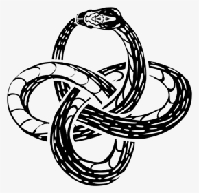 Ouroboros Serpent Drawing Clip Art Photography - Snake Eating Itself Png, Transparent Png, Free Download
