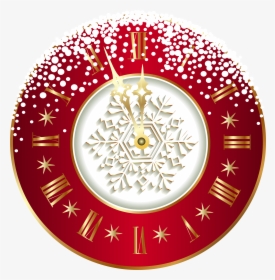 Red New Year Clock Png Clipart Image - Szczęśliwego Nowego Roku 2019 Humor, Transparent Png, Free Download