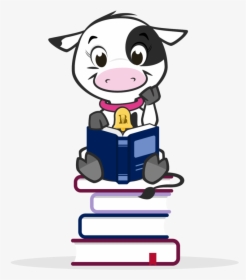 Baby Cow Clipart - Cartoon Baby Cow Pink, HD Png Download, Free Download