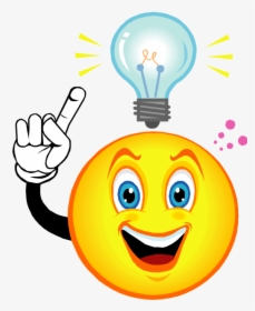Smiley Face With Light Bulb, HD Png Download, Free Download