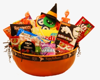 Halloween Candy Png -happy Haunting Halloween Gift - Halloween Candy Bucket Png, Transparent Png, Free Download