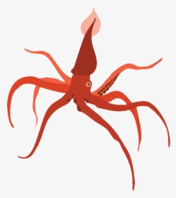 Squid Vexel Clip Art - Кальмар Png, Transparent Png, Free Download