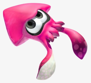 Squid Clipart Pink - Pink Splatoon 2 Squid, HD Png Download, Free Download