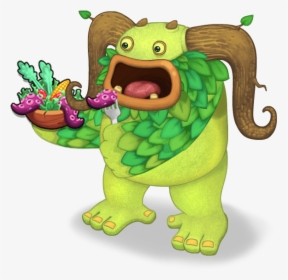 Entbrat Eating Squid Salad - My Singing Monsters, HD Png Download, Free Download