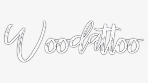 Woodattoo White Oh - Calligraphy, HD Png Download, Free Download