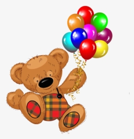 Teddy Bear Happy Birthday Png, Transparent Png, Free Download