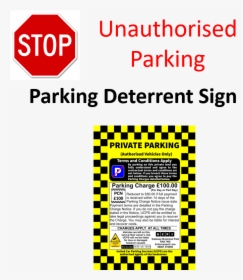 Parking Enforcement Sign - Private Car Park Signs, HD Png Download, Free Download