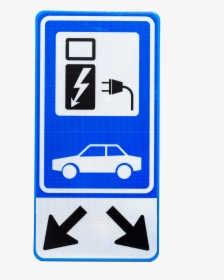 Ev Box Parking / Charging Sign Double " title="ev Box - Laadpaal, HD Png Download, Free Download