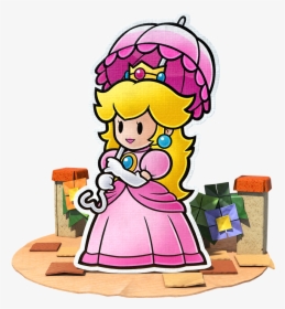 Princess Pêche, Peach - Paper Mario Color Splash Peach, HD Png Download, Free Download