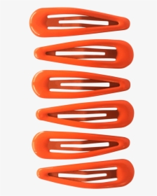 Orange School Hair Accessories - Clip Snap Hair Png, Transparent Png, Free Download