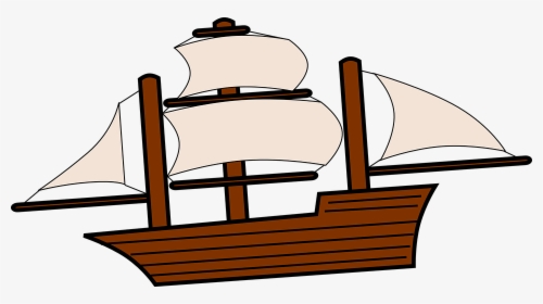 Cartoon Sailboat 23, Buy Clip Art - Greek Ship Clip Art, HD Png Download, Free Download