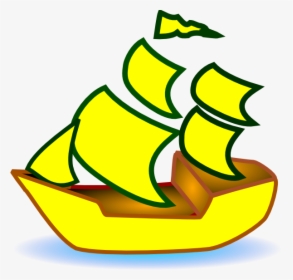 Green Boat Clipart, HD Png Download, Free Download