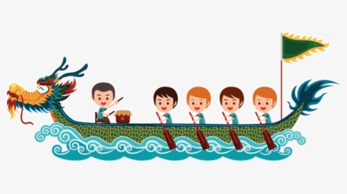 Dragon Boat Festival Transparent Image - Dragon Boat Race Clipart, HD Png Download, Free Download