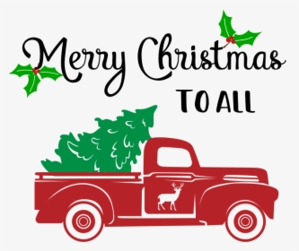 Christmas Tree Truck Svg, HD Png Download, Free Download