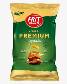 Bolsa De Patatas Chips Premium Vegetales Frit Ravich - Patatas Con Queso De Cabra Y Cebolla Caramelizada, HD Png Download, Free Download