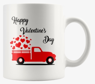 Red Truck Happy Valentines Day Mug"  Data-zoom="//cdn - Clipart Buffalo Plaid Border, HD Png Download, Free Download