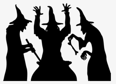 Halloween Witch Window Silhouettes, HD Png Download, Free Download