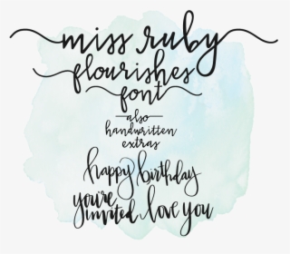 Crafty Handwriting Fonts, HD Png Download, Free Download