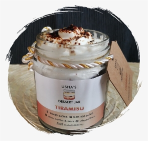 Tiramisu Jar Cake - Whipped Cream, HD Png Download, Free Download