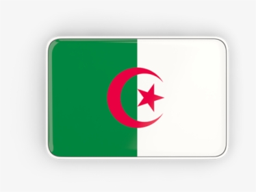 Rectangular Icon With Frame - Algeria Flag, HD Png Download, Free Download