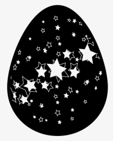 Easter Egg Covered By Stars - Portable Network Graphics, HD Png Download, Free Download