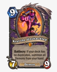Hearthstone Krul The Unshackled, HD Png Download, Free Download