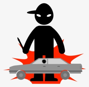 Please Note The Vandalism On The Car - Vandalism Clipart, HD Png Download, Free Download