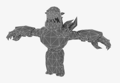 Transparent Demon Hand Png - Demon Low Poly Png, Png Download, Free Download