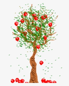 Tree Big Image Png - Fruits Falling From Tree, Transparent Png, Free Download
