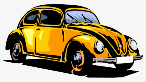 Vector Cars Illustrator - Beetle Car Vector, HD Png Download, Free Download