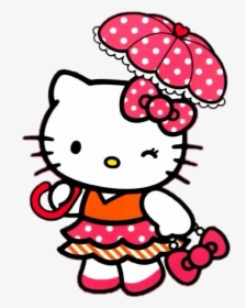 #hellokitty #sanrio #umbrella #bag #purse #bow - Hello Kitty Coloring Pages, HD Png Download, Free Download