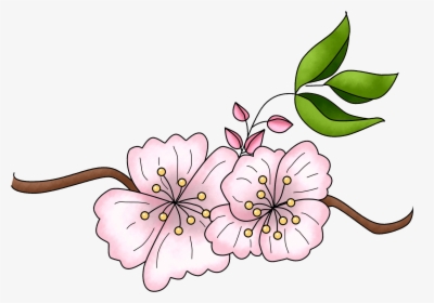 Clipart Apple Branch - Apple Blossom Clipart Free, HD Png Download, Free Download