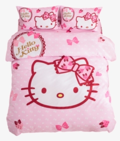 Hello Kitty With Bows Duvet Cover Set - Hello Kitty Svg Silhouette, HD Png Download, Free Download