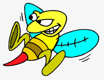 Sting Like A Bee Clipart - Float Like A Butterfly Sting Like A Bee Cartoon, HD Png Download, Free Download