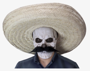 Mexican Skull - Mexikanischer Totenkopf Schminken Männer, HD Png Download, Free Download