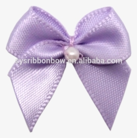 Pearls Satin Ribbon Bow For Lingerie - Satin, HD Png Download, Free Download