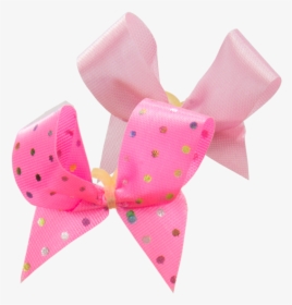 Clip Art Pink Bows - Polka Dot, HD Png Download, Free Download
