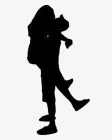 People Hugging Silhouette, HD Png Download, Free Download