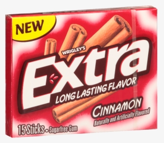Chicle Extra Sabor Canela - Chewing Gum With Filling In The Middle, HD Png Download, Free Download