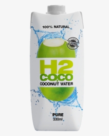 330ml Pure Screw Cap - H2coco Coconut Water, HD Png Download, Free Download