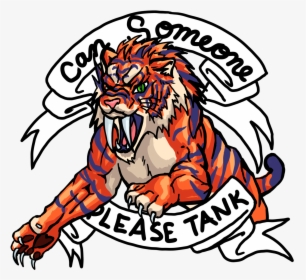Nobody Wants To Tank somebody Do It tshirt Here - Siberian Tiger, HD Png Download, Free Download