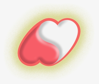 Wedding Hearts Clip Art - Yin Yang Heart, HD Png Download, Free Download
