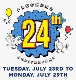 Pluckers 24th Anniversary, HD Png Download, Free Download