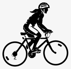 Woman On A Bike - Mujer En Bicicleta Png, Transparent Png, Free Download