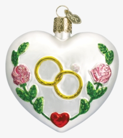 The Wedding Heart Ornament - Wedding Heart Old World Christmas Ornament, HD Png Download, Free Download