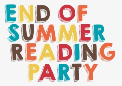 Summer End Transparent Background - Summer Reading Club Party, HD Png Download, Free Download